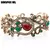 Pulseira Artesanal Turca de Resina Vermelha – Bracelete Clássico em Ouro Antigo/ Cod. JP0008 - comprar online