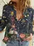 Imagem do VB27 - BLUSA ELEGANTE SOLTA CASUAL ESTAMPADA