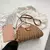 BOLSA DE OMBRO DE PALHA CESTA BOHO COM ALÇA SUPERIOR TECIDA À MÃO/ COD.B136 - comprar online