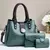 CONJUNTO DE BOLSA DE OMBRO PORTÁTIL TIRACOLO ALTA QUALIDADE 3 PEÇAS/ COD.B130 - loja online
