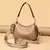 BOLSA DE OMBRO DE COURO GENUÍNO CROSSBODY LUXO/ COD.B32 - ESSENZA D'LUXXE Moda & Acessórios 