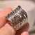 Anel Feminino Prata Esterlina com Cristal de Zircônia, Elegante e Charmoso/ JA0032 - ESSENZA D'LUXXE Moda & Acessórios 
