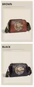 BOLSA DE OMBRO DE COURO ELEFANTE BORDADA/ COD.B05 - comprar online