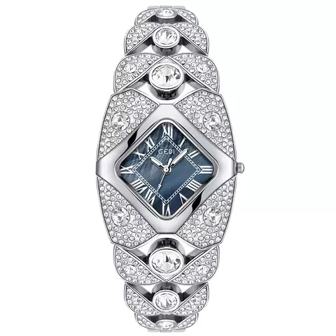 Relógio Feminino Luxo 2025 Pulseira com Diamantes Incrustados — Moda Elegante, Resistente à Água/ Cód. R0049