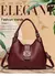BOLSA DE OMBRO CROSSBODY EM COURO MICROFIBRA MACIO/ COD.B144 - ESSENZA D'LUXXE Moda & Acessórios 