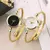 Relógio Feminino Luxo Pequeno, Pulseira em Aço Inoxidável — Elegância Clássica e Sofisticação no Pulso/ Cód. R0047
