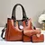 CONJUNTO DE BOLSA DE OMBRO PORTÁTIL TIRACOLO ALTA QUALIDADE 3 PEÇAS/ COD.B130 na internet