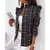 CASACO URBANO ESTAMPADO TOP ELEGANTE CASUAL MANGA LONGA/ COD.VCA13 - comprar online