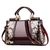 BOLSA FEMININA COURO DESIGN DE LUXO ATMOSFÉRICA/ COD.B22 - comprar online