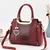 Imagem do BOLSA ELEGANTE PINGENTE CORAÇÃO ABA TRANÇADA YNMY/ COD.B141