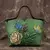 BOLSA DE COURO GENUÍNO FLORAIS VINTAGE ARTESANAL EM COURO DE VACA/ COD.B31 na internet