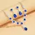 Conjunto Feminino 3 Peças Corrente Geométrica com Brincos de Gota e Colar, Joias Elegantes/ Cod. C0006 na internet