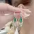 Brincos de Folhas Douradas de Cristal Verde/ Cod. JBR0002 - ESSENZA D'LUXXE Moda & Acessórios 
