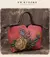 Imagem do BOLSA DE COURO GENUÍNO FLORAIS VINTAGE ARTESANAL EM COURO DE VACA/ COD.B31