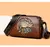 BOLSA DE OMBRO DE COURO ELEFANTE BORDADA/ COD.B05