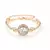 Pulseira de Luxo com Grande Zircão Redondo – Ajustável, Dourada e Brilhante/ COD. JP0002 - comprar online
