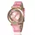 Relógio Feminino Luxo Elegante, Pulseira de Couro Clássico/ Cod. R0033 na internet