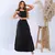 CONJUNTO SAIA LONGA E CROPPED TRÊS MARIAS MODA CASUAL BLOQUEIRA/ COD.VCO02 - ESSENZA D'LUXXE Moda & Acessórios 