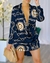BLUSA SEXY MANGA LONGA DECOTE EM V BOTÃO SUPERIOR/ COD.VB01 - ESSENZA D'LUXXE Moda & Acessórios 