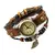 Relógio Feminino Vintage de Couro Marrom — Design Retrô Roma, Elegante e Sofisticado/ Cod. R0053