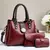 CONJUNTO DE BOLSA DE OMBRO PORTÁTIL TIRACOLO ALTA QUALIDADE 3 PEÇAS/ COD.B130