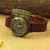 Relógio Feminino Vintage Pulseira em Couro Relevo/ Cód. R0044 na internet