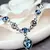 Pulseira Azul Cristal Charme Nupcial/ COD. JP0003 - loja online