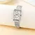 Relógio Feminino Elegance Retangular – Pulseira em Aço e Design Sofisticado/ Cód. R0059