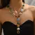 Colar Longo Vintage Feminino em Forma de Y, Estilo Boho Exagerado com Pingente Geométrico Elegante e Robusto/ Cod. JC0013