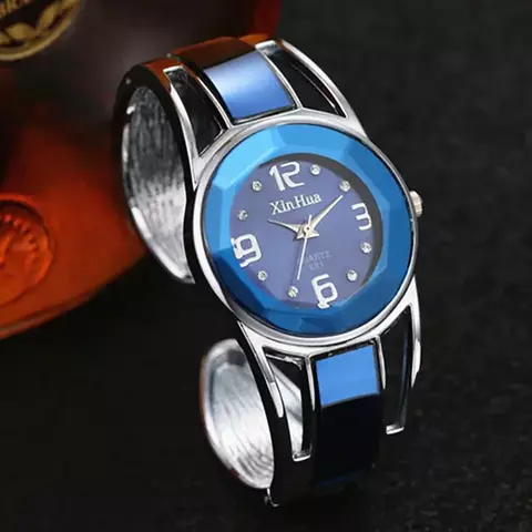 Relógio Feminino Vintage com Strass – Elegante Pulseira/ R0063