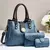 CONJUNTO DE BOLSA DE OMBRO PORTÁTIL TIRACOLO ALTA QUALIDADE 3 PEÇAS/ COD.B130