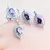 Conjunto de joia prata com Zircão — Elegância Completa com Colar, Anel, Brincos e Pulseira/ C0010 - loja online