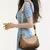 BOLSA DE OMBRO DE COURO GENUÍNO CROSSBODY LUXO/ COD.B32 - loja online