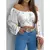 VB36 - BLUSA SEXY ELEGANTE ESTAMPADA TOP COM ARCO MANGA LONGA - ESSENZA D'LUXXE Moda & Acessórios 