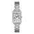 Relógio Feminino Elegance Retangular – Pulseira em Aço e Design Sofisticado/ Cód. R0059 - ESSENZA D'LUXXE Moda & Acessórios 