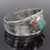 Pulseira Bangle Aberta Vintage – Ajustável, Pedra Ágata e Turquesa, Estilo Boho/ COD. JP0005 - comprar online