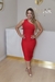 VESTIDO MIDI DRAPEADO
