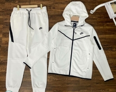CONJUNTO TECH FLEECE FULL-ZIP HOODIE-WHITE - comprar online
