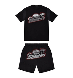 trapstar shooters black skirt set