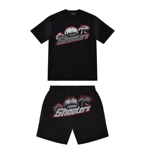 trapstar shooters black skirt set