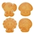 Kit 4 Cortador Marcador Plants Vs Zombie Halloween Jogo Cookie Americana