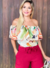 Cropped com babado 36/38 - buy online