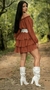 Vestido com babado - Elis Fashion 44