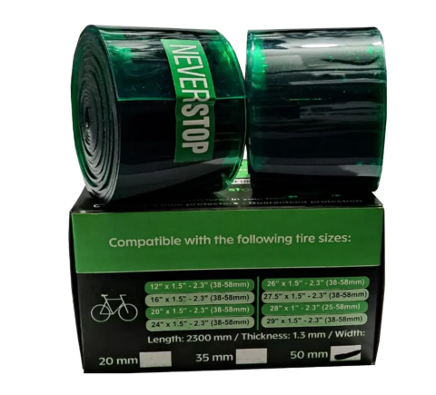 Banda Antipinchadura Bicicleta R12 A 29 50mm Ancho Neverstop