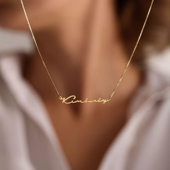 Collar Name Gold