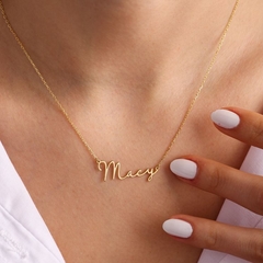 Collar Name Gold - Jhune Joyeria