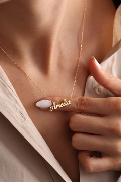 Collar Name Gold - tienda online