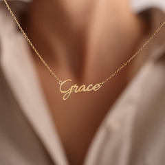 Collar Name Gold