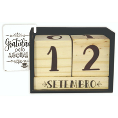 CALENDÁRIO PERMANENTE COM TAG QUE OS DIAS FELIZES...8X11X6 - comprar online