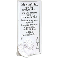 Placa de Mesa Meu anjinho com oração 22 cm - comprar online